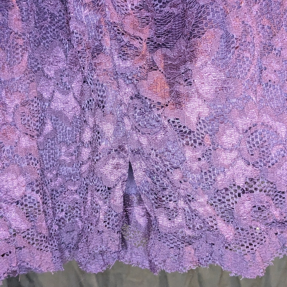 AX Paris Bodycon Midi Dress, Lace, Burgundy, Size 10 - Picture 5 of 5